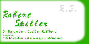 robert spiller business card